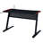 Dragi Gaming Table with USB Port in Black and Red