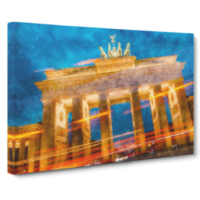 Brandenburg Gate In Berlin Vol.1 - Wrapped Canvas Print
