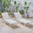 Chaise Lounge Set of 2 with 5-Position Adjustable Backrest,Durable Steel Frame,for Patio and Poolside Relaxation