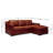 Akar Heirloom Quality L-Shaped Sectional Reversible in Buttery Soft 100% Top Grain Leather, Made to Order