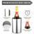 Wine Chiller Bucket Stainless Steel Wine Chiller Bottles For 750 Ml Insulated Double Layer Bucket Cooler For Parties Bar(9 Pcs)