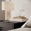 Bedside table LIBERTY nightstand with gold handle-1856233478