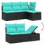  Ensemble de canapé de patio 7 pièces avec coussins en rotin de polyester-1206855547-1206855546