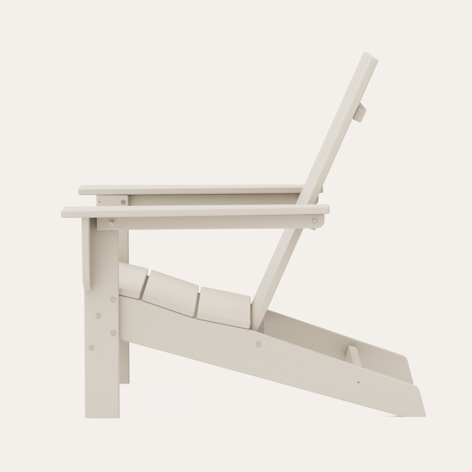 POLYWOOD x AllModern Plastic Adirondack Chair, Sand