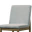 Ensemble de 2 chaises d'appoint en tissu gris clair Gallen