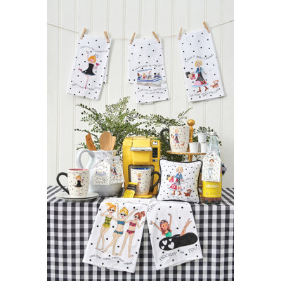 Hooray You Printed 100% Cotton Flour Sack Dishtowel