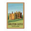 Dirleton Castle, Scotland - Romantic Travel Poster Of A Medieval Scottish Castle. Giclee Print On Wrapped Canvas. Wall Art, Home Decor - Castles & Palaces, Scotland - Wrapped Canvas Print-1822694485