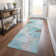 Machine Washable Indoor/Outdoor Claudian ACN1558 Teal Rug