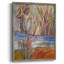 «Cadmium Winter Solstice I», reproduction encadrée - bois massif-1308706676