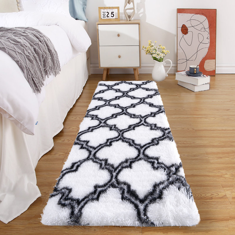 Modern Shag Area Rug Non Slip Fluffy Shaggy Rug Living Room Rug Plush Floor Carpet Furry Rug for Kitchen Bedroom Dorm Nursery Home Office Kids Room