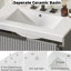 Meuble-lavabo de salle de bain avec tiroirs pleine extension-870598415