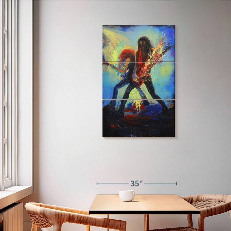 Abarca Rock And Roll, 57" H x 36" W