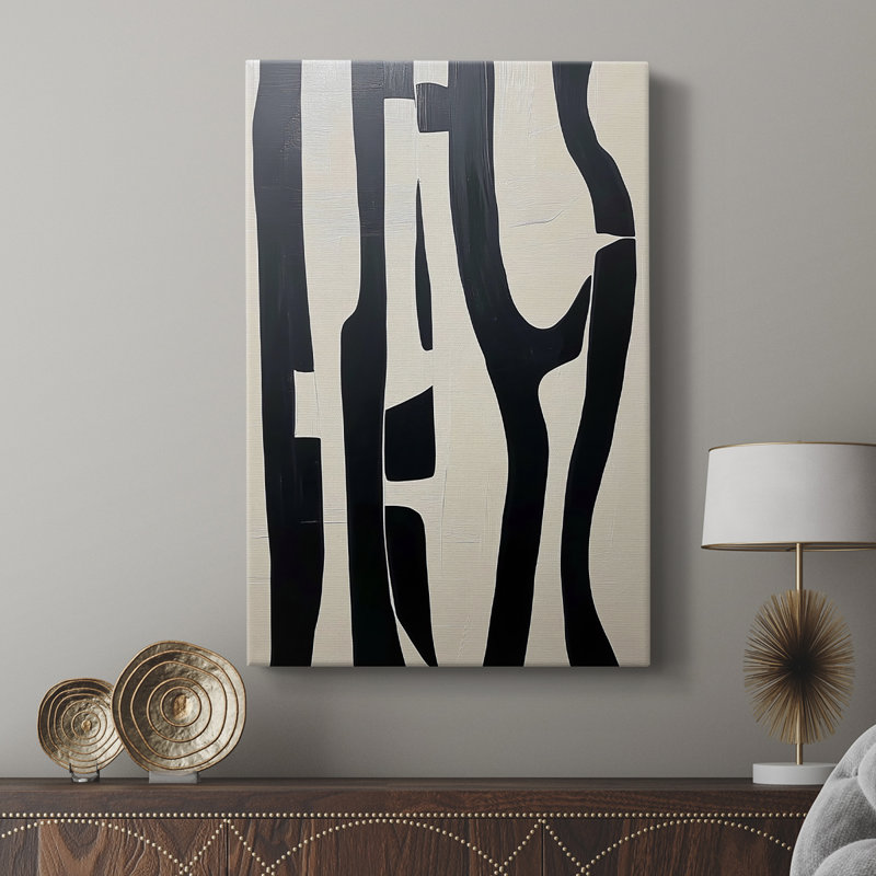 Série ABSTRACT DCXLVI - Cavas de galerie sur mesure, H 36 po x l 24 po