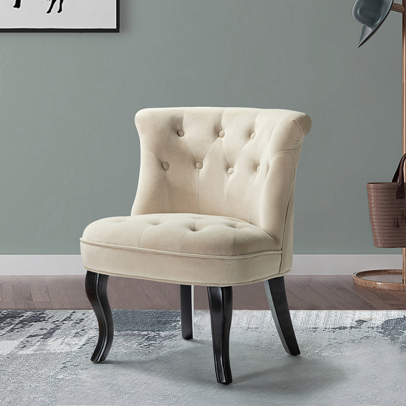 Chaises de salon, coiffeuse en velours