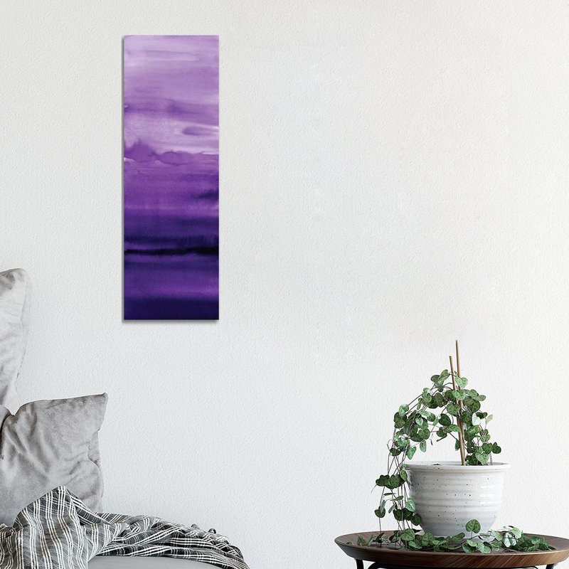 Purple Blend by Allie Corbin - Wrapped Canvas Panoramic Gallery-Wrapped Canvas Giclée, 91.44cm H x 30.48cm W