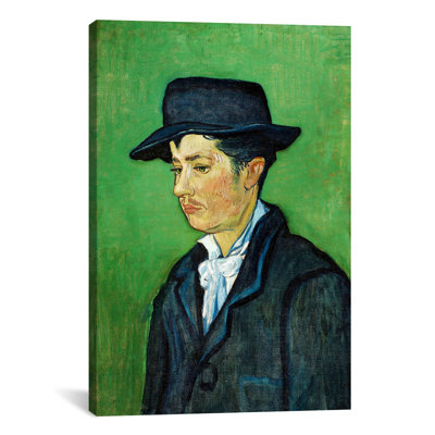 «Portrait of Armand Roulin» par Vincent Van Gogh - reproduction d'art sur toile tendue