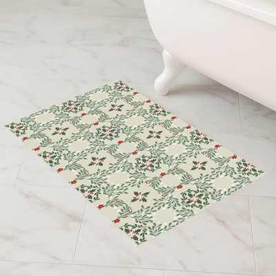 Tapis de bain Winter Mistletoe