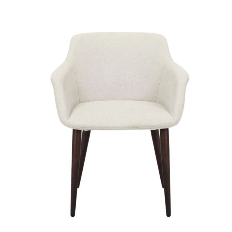 Chaise en tissu Ecneref, Colombe