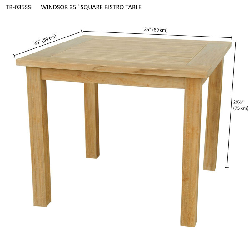 TABLE BISTRO 35 "WINDSOR