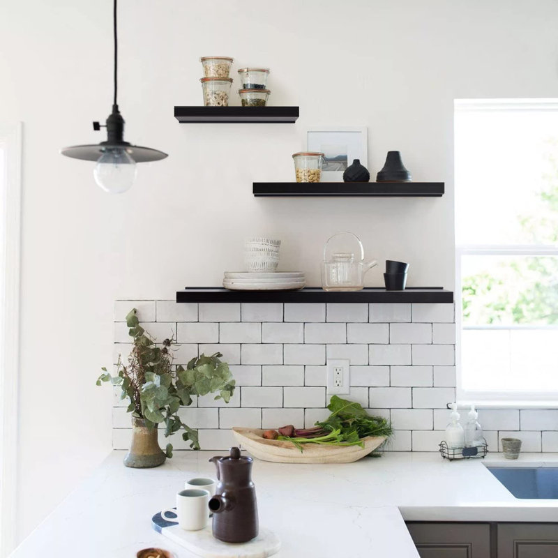 Maiocco Solid Wood Floating Shelf