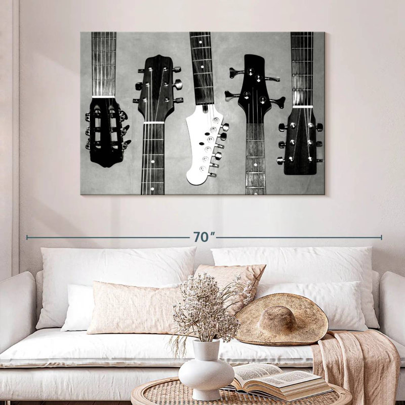 Tête de guitare Abarca I, H 32 po x l 48 po