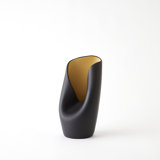 Avian Vase-Black/Gold-Sm
