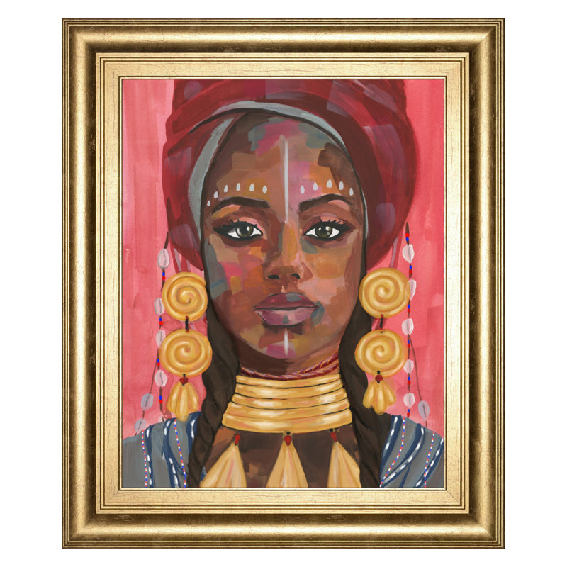 Art mural Regal Empress - 22 po x 26 po - Cadre doré