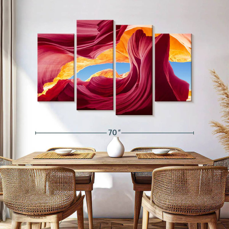 Alvord Abstract Canyon, 42" H x 68" W