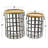 Gracie Oaks Solid Wood Decorative Basket