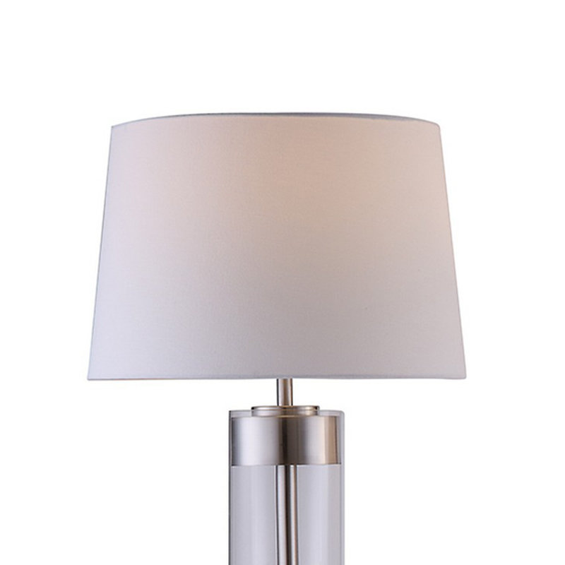 Lampe sur pied 59,5 po Naael, Nickel