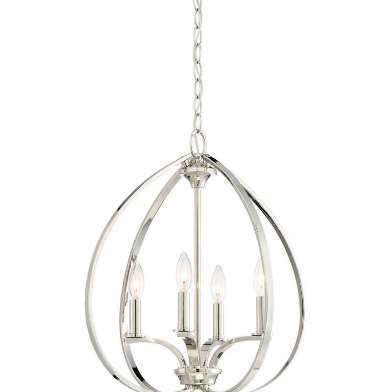 Edgebrooke 4 - Light Dimmable Globe Chandelier