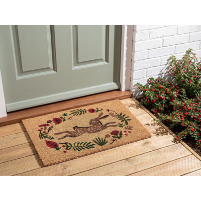 ANGONO Non-Slip Animal Print Doormat
