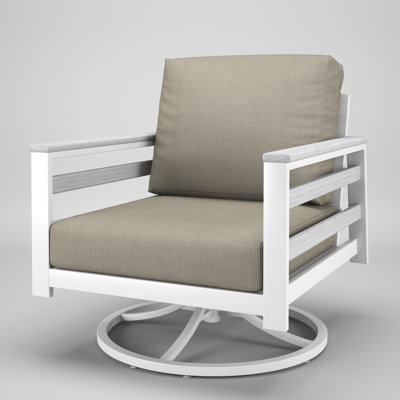 Townsend Metal Outdoor Rocking Chair With Sunbrella Cushion