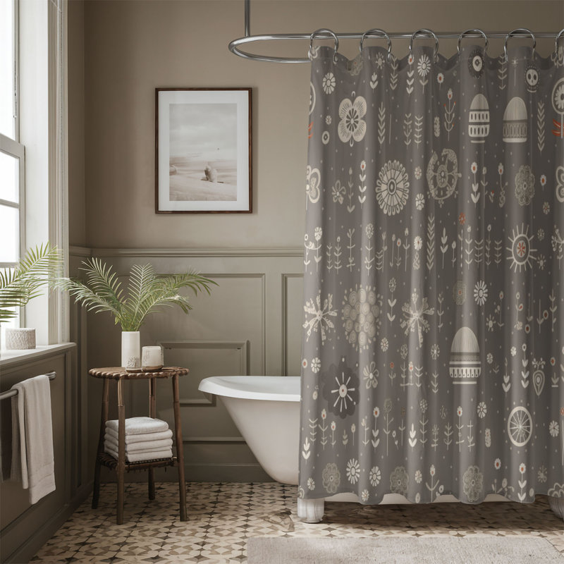 Rideau de douche Chills Snowscape - Premium, H 74 po x l 71 po