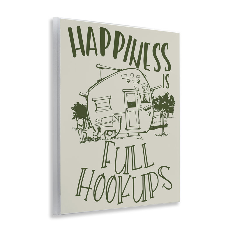 «Full Hookups», art mural sur plaque de camping par Steve Vanderbosch