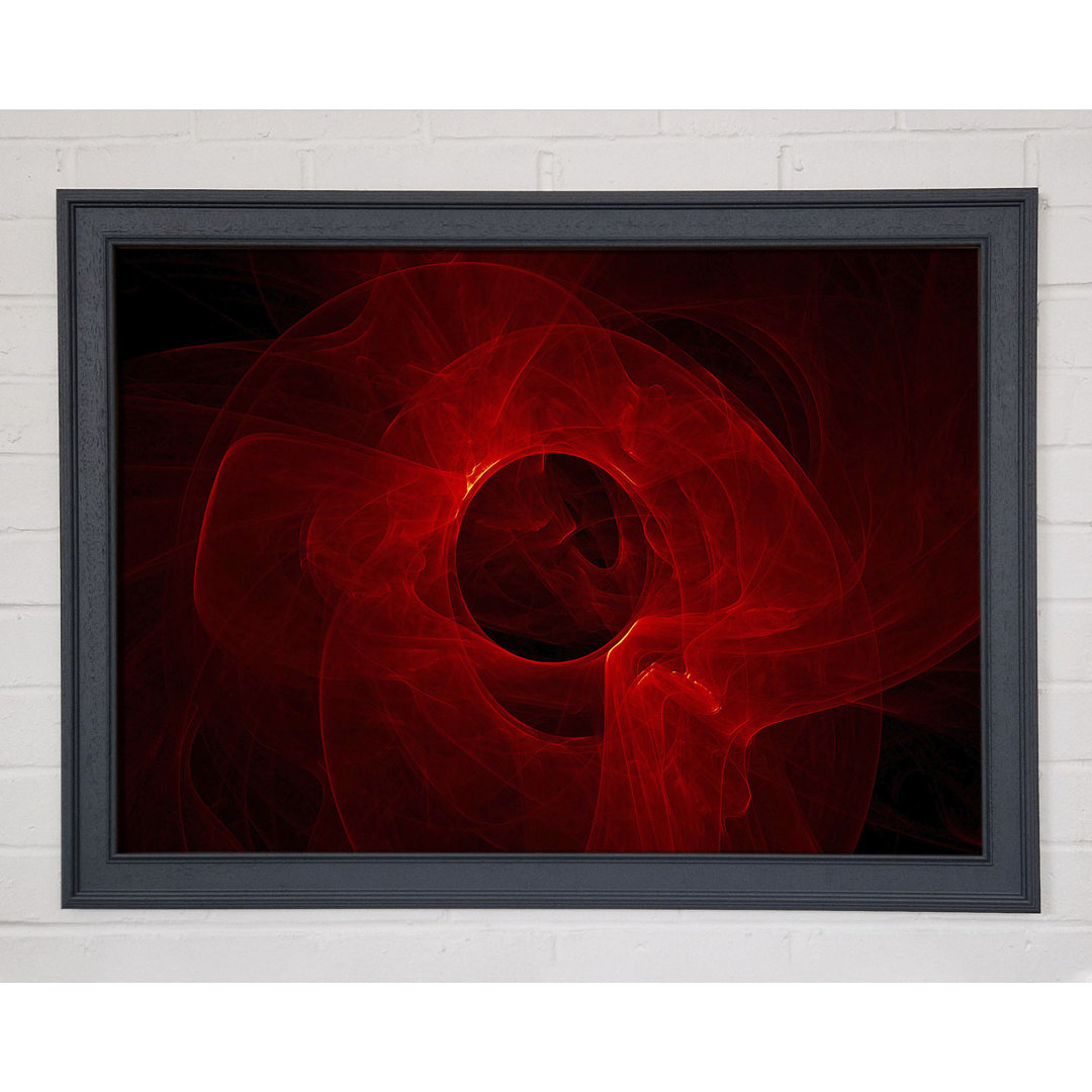 Gerahmtes Wandbild Red Planet Smoke