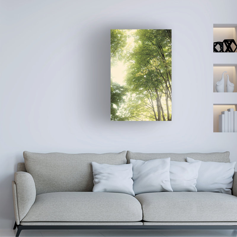 «Towering Maples III» par Elizabeth Urquhart - photographie sur toile tendue, H 47 po x l 30 po x P 2 po