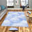 Premium Woven Area Rug, 5.2 x 7.5 Feet, 100% Polyester, 0.3 Inch Pile Height | Antibacterial, Non-Slip PVC Felt Dot Underside | Machine Washable, 3D Digital Print, Ideal for Living Room & Bedroom Decor-1827780779
