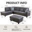 Ensemble de salon modulaire en similicuir 3 pièces Elsiana-276525923-276525933