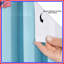 Rideaux de douche à rayures verticales bleues extra long-1856376837