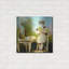 Art mural en métal luxueux «The Impersonator» par Martine Roch, 24 po x 24 po-101656315
