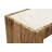 Jesualdo Wood Console Table with Marble-Top