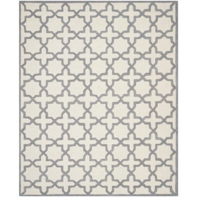 Cannen Hand Tufted Wool Geometric Rug