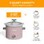 Petite mijoteuse 2QT avec 3 réglages de chauffage-114288761