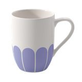 Villeroy & Boch Fleur Bleu Collection Mug, Premium Porcelain, Made in Germany, Dishwasher and Microwave Safe, 10 oz Capacity, 4.5x3.25x4 in, Mug with Handle for Coffee, Tea & Hot Drinks, Blue