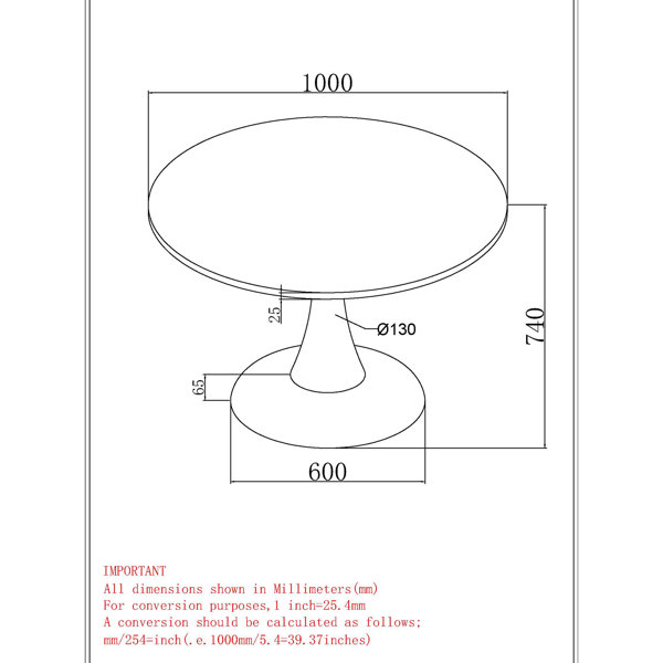 Dimensions du produit