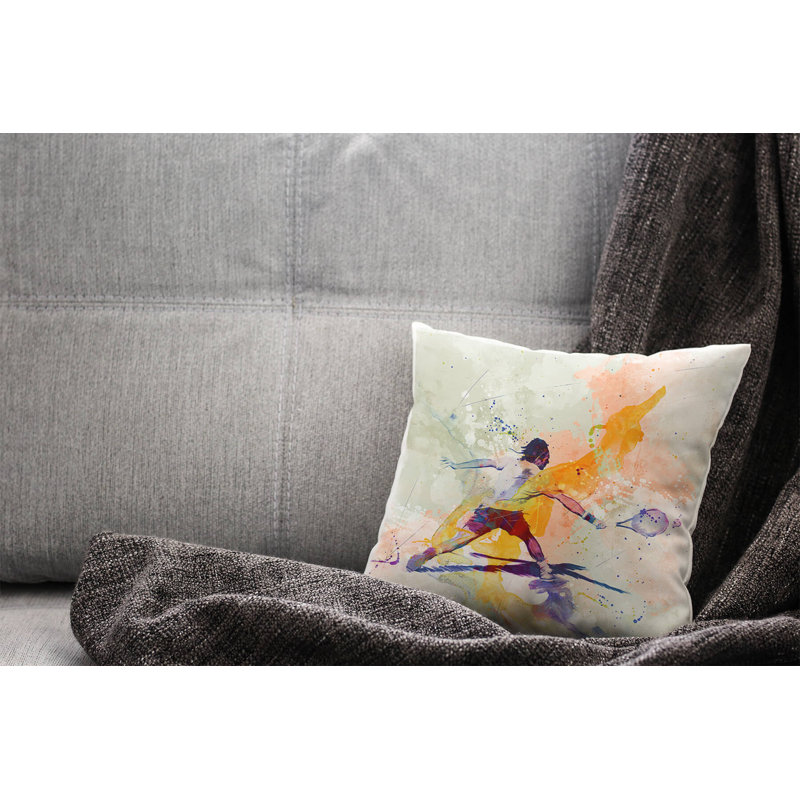 Tennis Square Cushion
