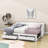 Twin Size 2 Drawers Daybed with Trundle-859160164