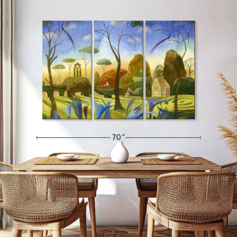 Senne The Magic Garden, 42" H x 65" W