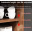 Armoire de rangement autoportante avec huche, grand bar à café avec 6 tiroirs, 4 armoires avec tablettes réglables